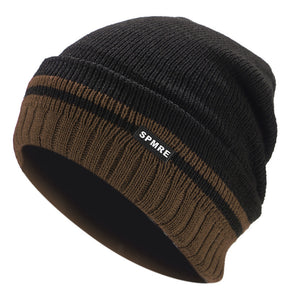 2019 Winter Knitted Beanie For Men Fleece Hat Women Warm Caps Casual Skullies Beanies Thicken Hats Sports Skiing Wool Baggy Cap