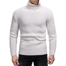 Load image into Gallery viewer, 2021 Warm Winter Mens Sweaters Pullover Muscle Tee High Neck Knitted Sweaters Joggers Tops Mans Clothing Sweater Masculina