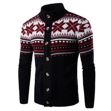 Load image into Gallery viewer, 2019 New Men&#39;s Sweaters Muscle Slim Fit Cardigan Long Sleeve Autumn Winter Jacket Casual Coats Christmas Pattern Knitted Outwear